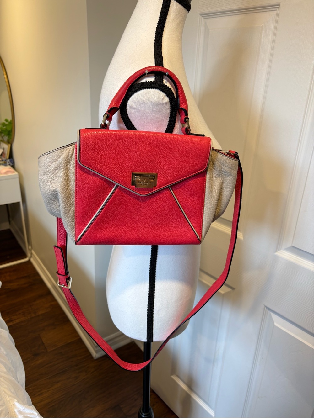 Kate Spade Wesley Palace Johanna Leather Satchel Crossbody Bag